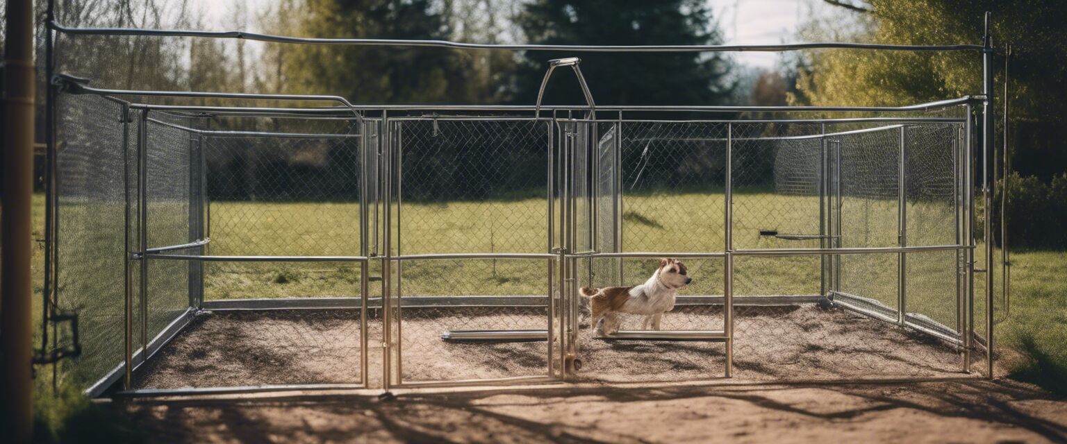 Metal dog exercise pen