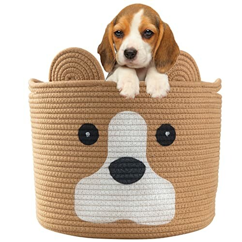 Dog Toy Storage Basket